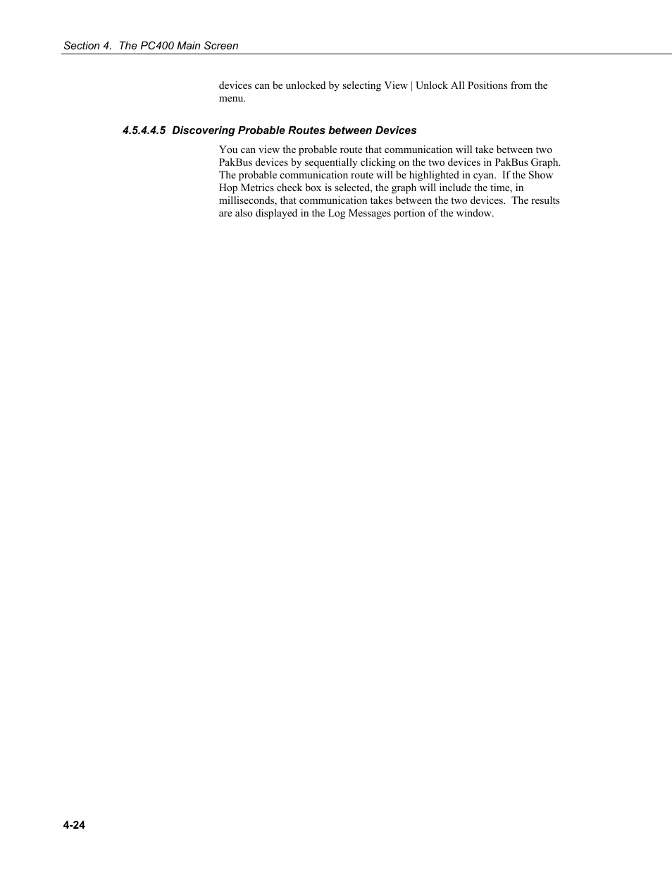 5 discovering probable routes between devices, Discovering probable routes between, Devices -24 | Campbell Scientific PC400 Datalogger Support Software User Manual | Page 48 / 254