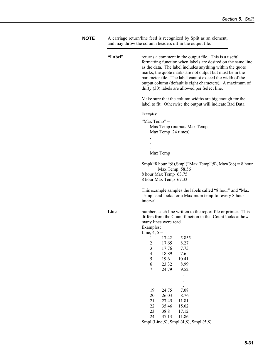Campbell Scientific PC400 Datalogger Support Software User Manual | Page 79 / 254