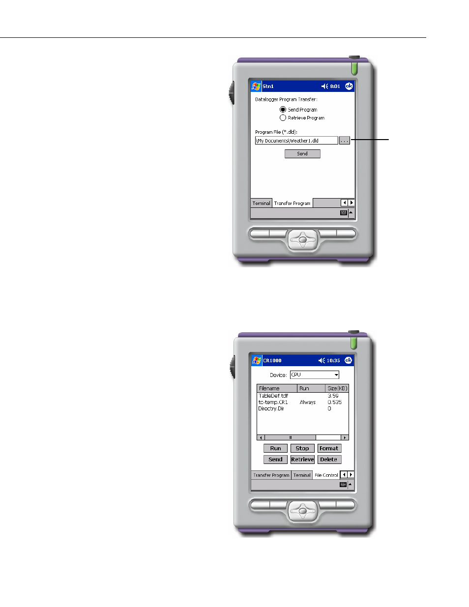 Campbell Scientific PConnectCE Software for Pocket PC PDAs User Manual | Page 25 / 32