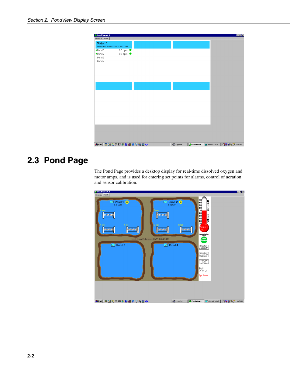 3 pond page | Campbell Scientific PONDVIEW Real-Time Monitoring & Control Software User Manual | Page 20 / 38