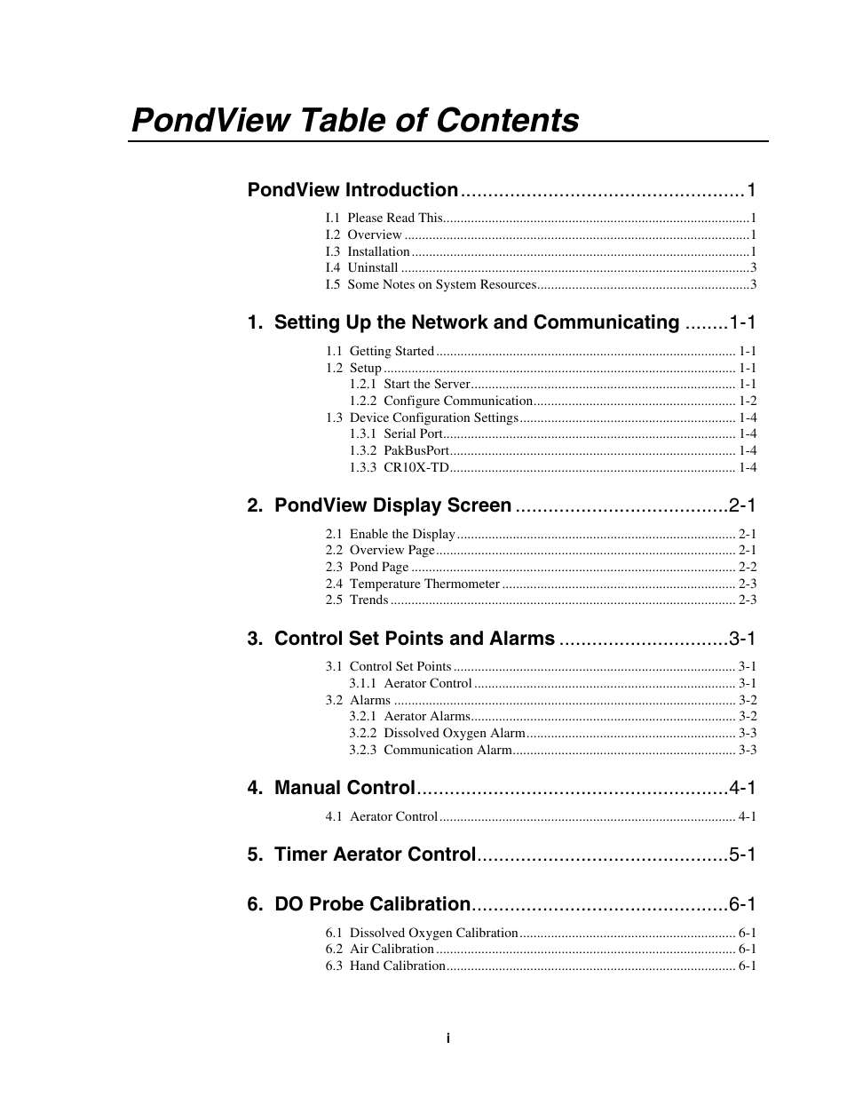 Campbell Scientific PONDVIEW Real-Time Monitoring & Control Software User Manual | Page 5 / 38