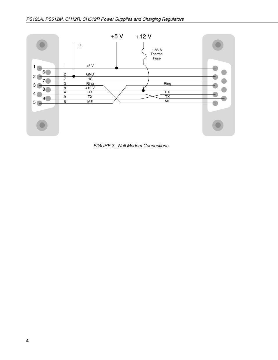 12 v +5 v | Campbell Scientific PS12LA, PS512M, CH12R, CH512R Power Supplies/Regulators User Manual | Page 8 / 8