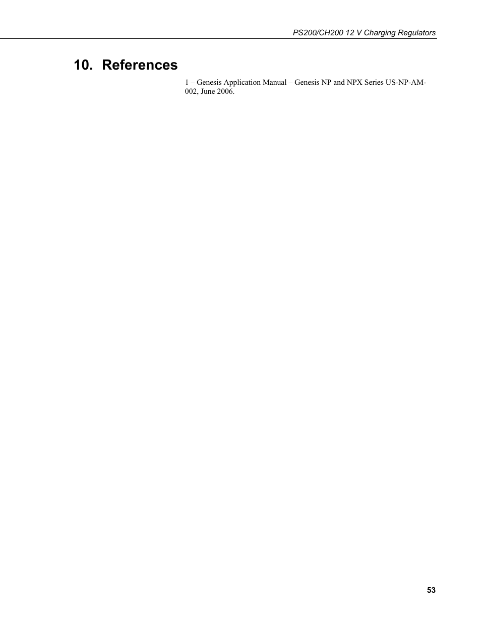 References | Campbell Scientific PS200/CH200 12 V Charging Regulators User Manual | Page 61 / 104
