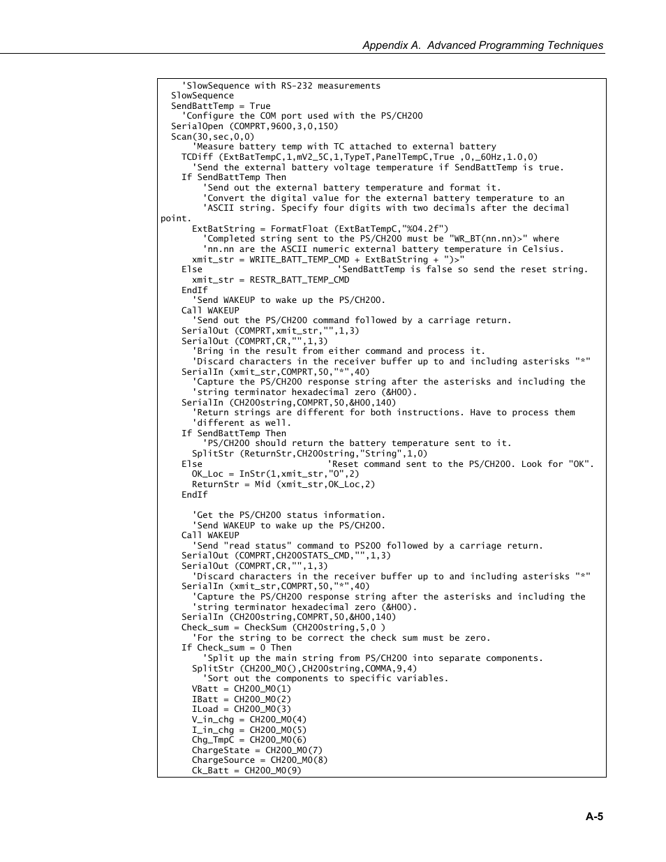 Campbell Scientific PS200/CH200 12 V Charging Regulators User Manual | Page 67 / 104