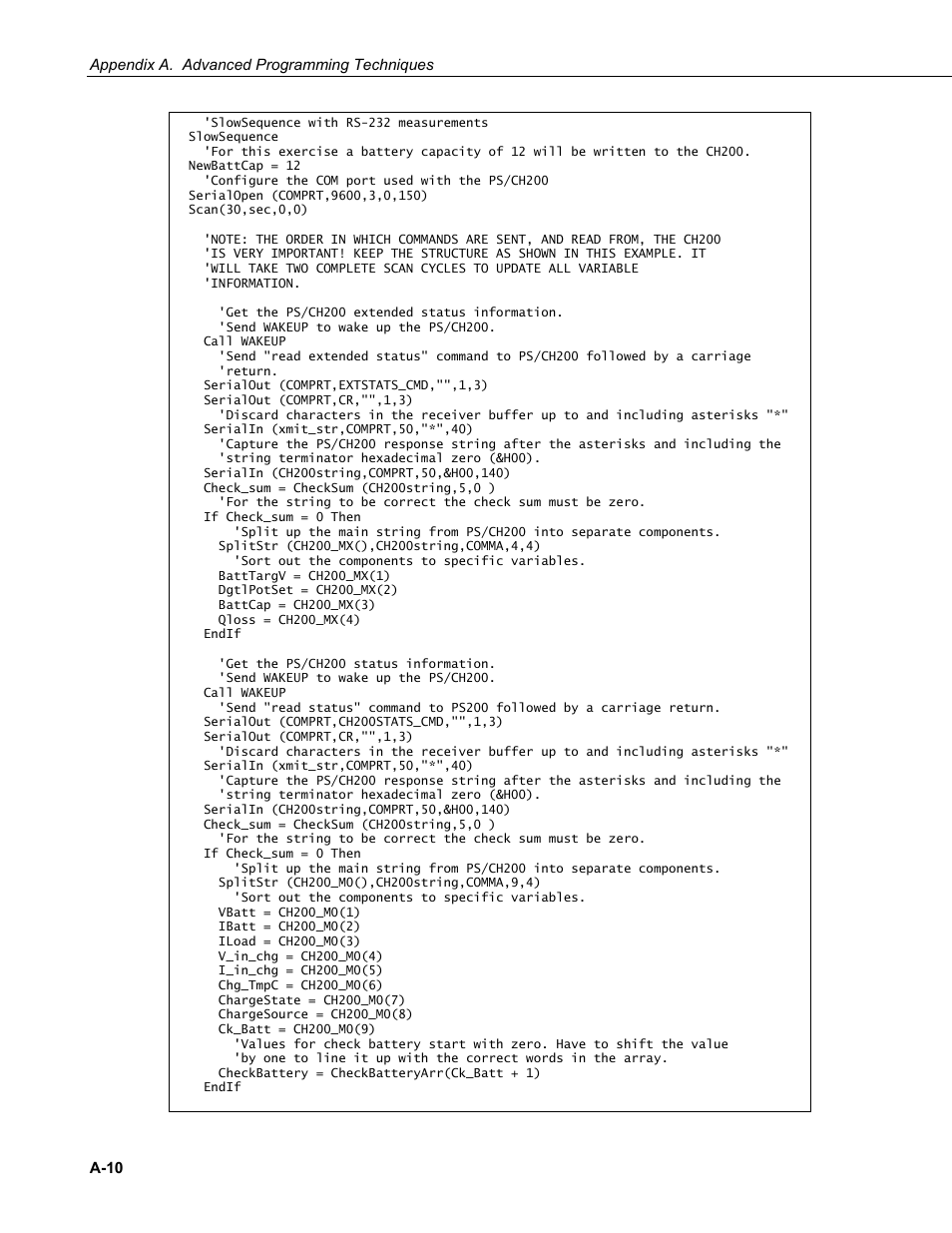 Campbell Scientific PS200/CH200 12 V Charging Regulators User Manual | Page 72 / 104