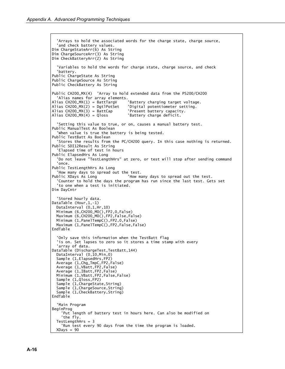 Campbell Scientific PS200/CH200 12 V Charging Regulators User Manual | Page 78 / 104