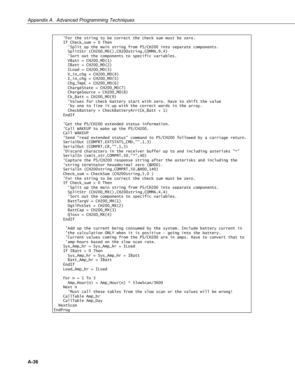 Campbell Scientific PS200/CH200 12 V Charging Regulators User Manual | Page 98 / 104