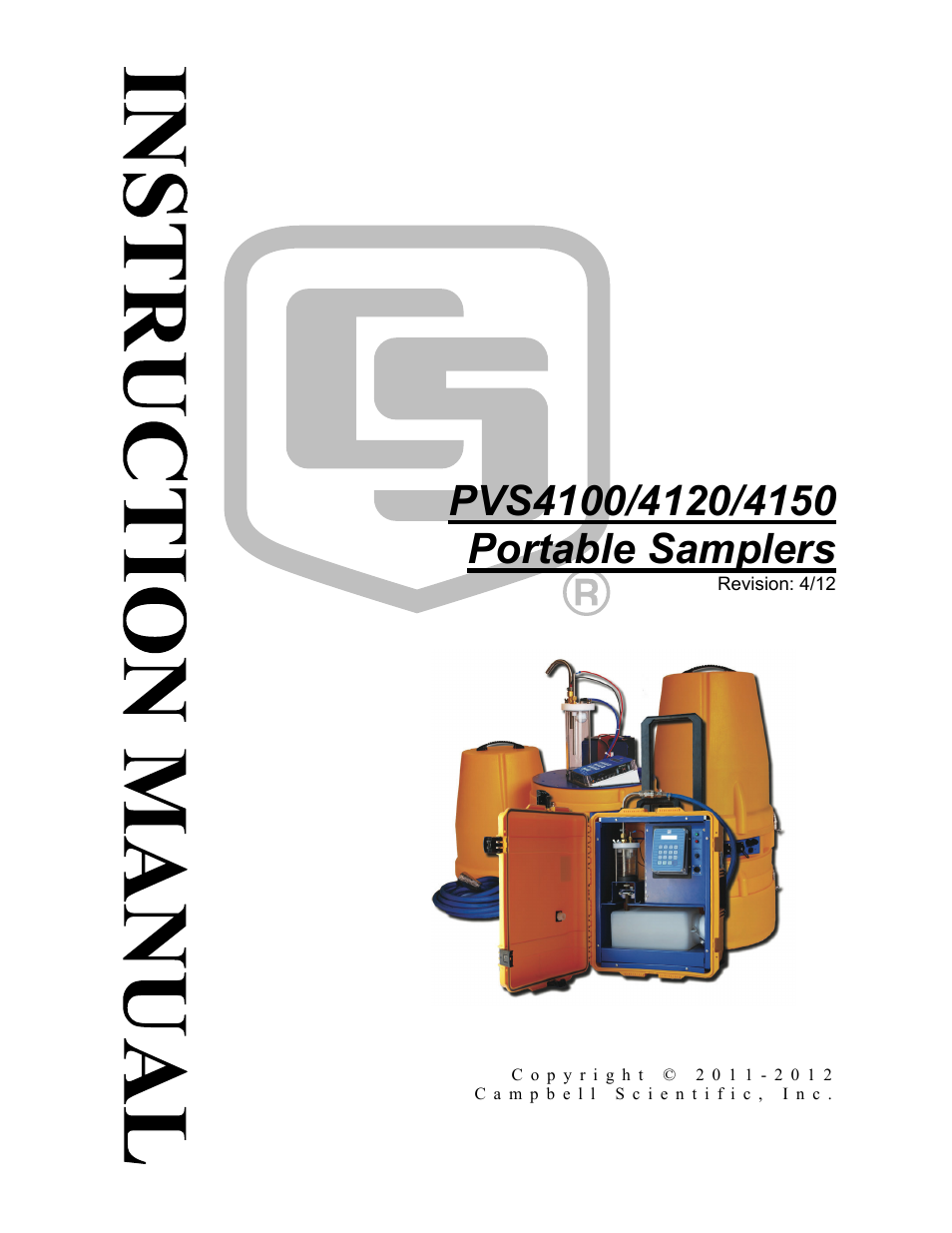Campbell Scientific PVS4100/4120/4150 Portable Automatic Samplers User Manual | 96 pages