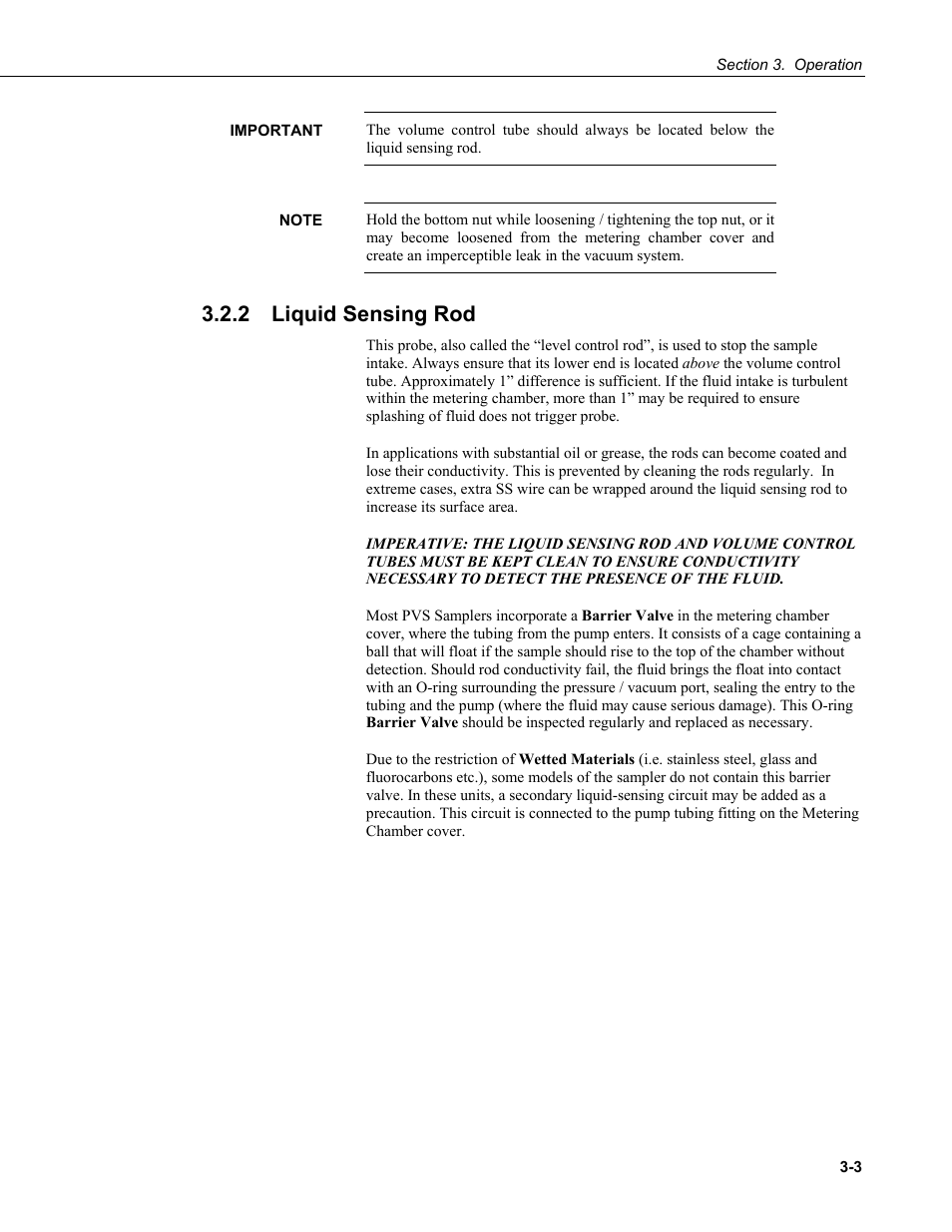 2 liquid sensing rod, Liquid sensing rod -3 | Campbell Scientific PVS4100/4120/4150 Portable Automatic Samplers User Manual | Page 33 / 96