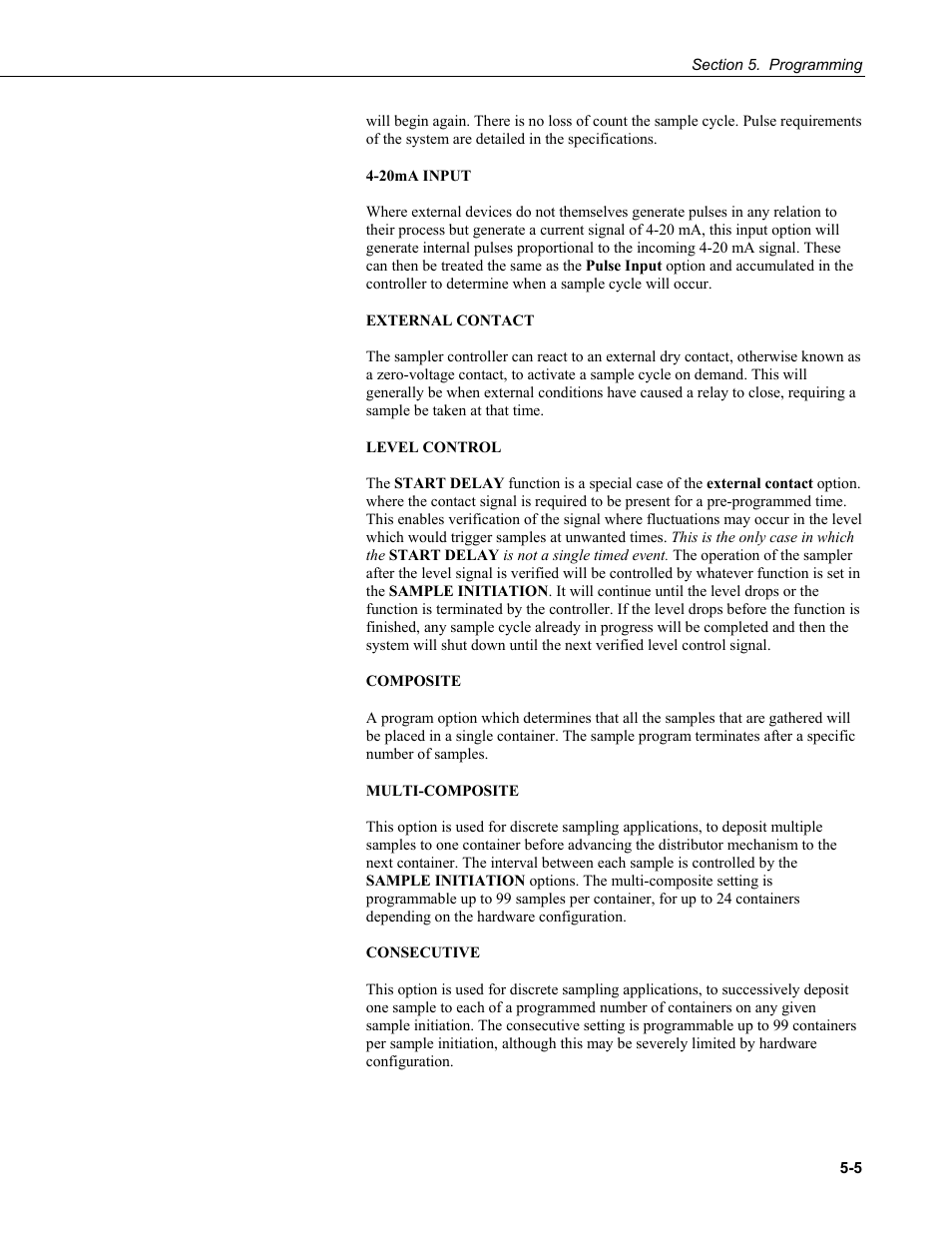 Campbell Scientific PVS4100/4120/4150 Portable Automatic Samplers User Manual | Page 45 / 96