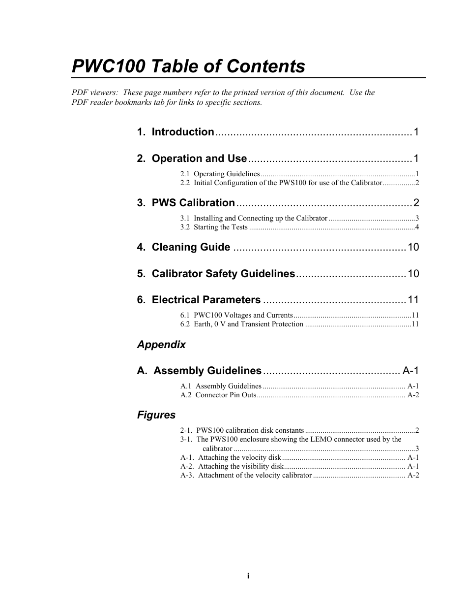 Campbell Scientific PWC100 Present Weather Sensor Calibrator User Manual | Page 5 / 22