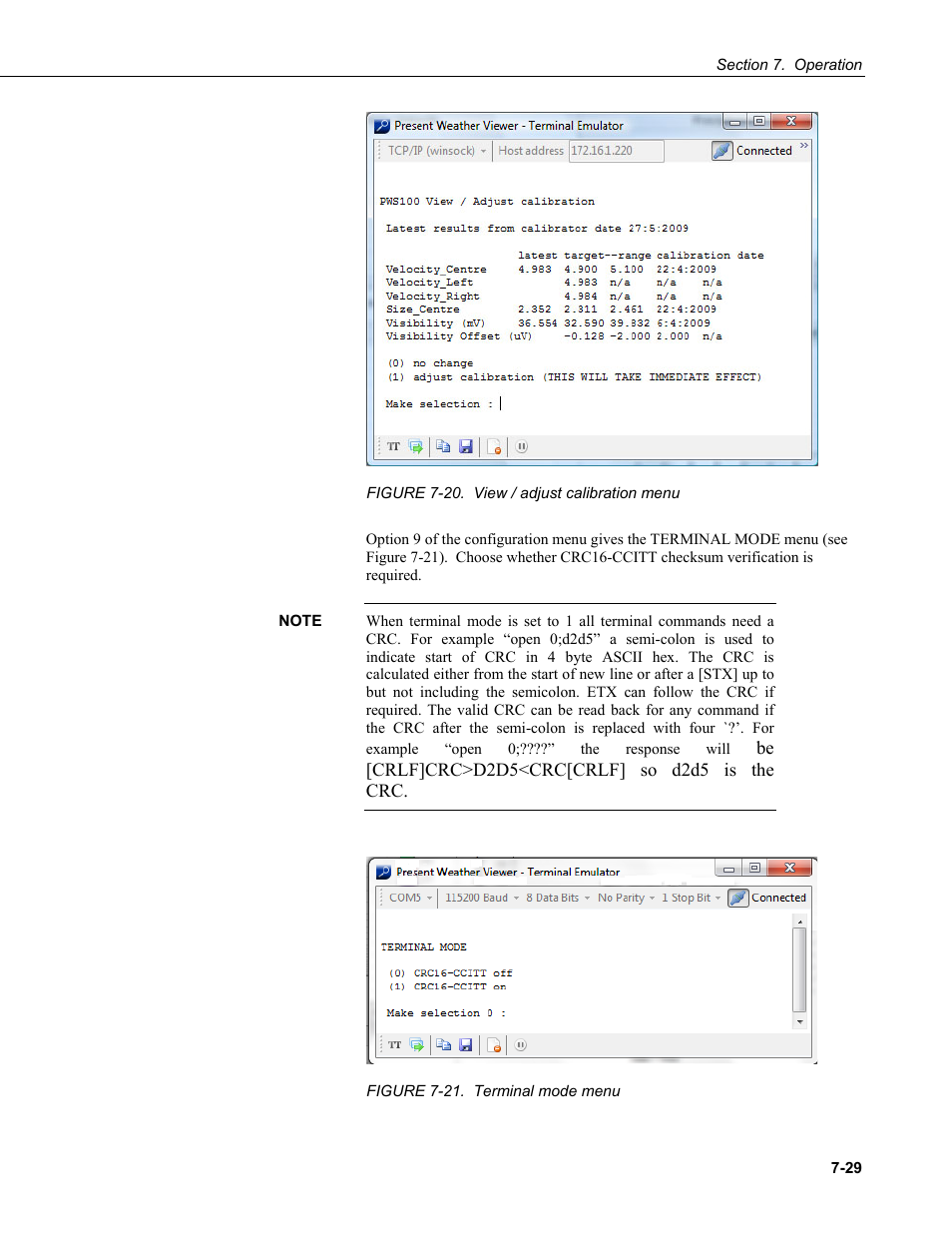 Campbell Scientific PWS100 Present Weather Sensor User Manual | Page 65 / 134