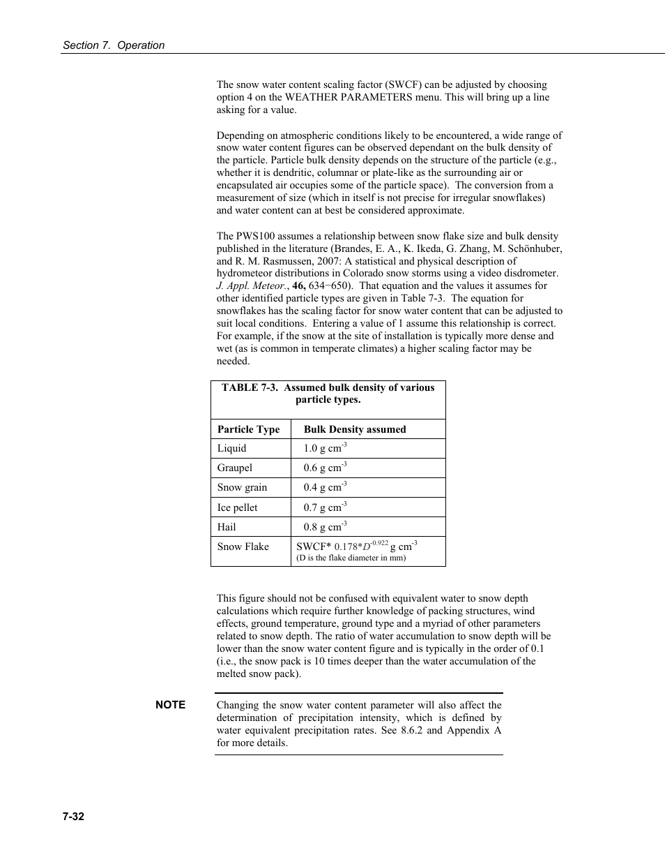 Campbell Scientific PWS100 Present Weather Sensor User Manual | Page 68 / 134