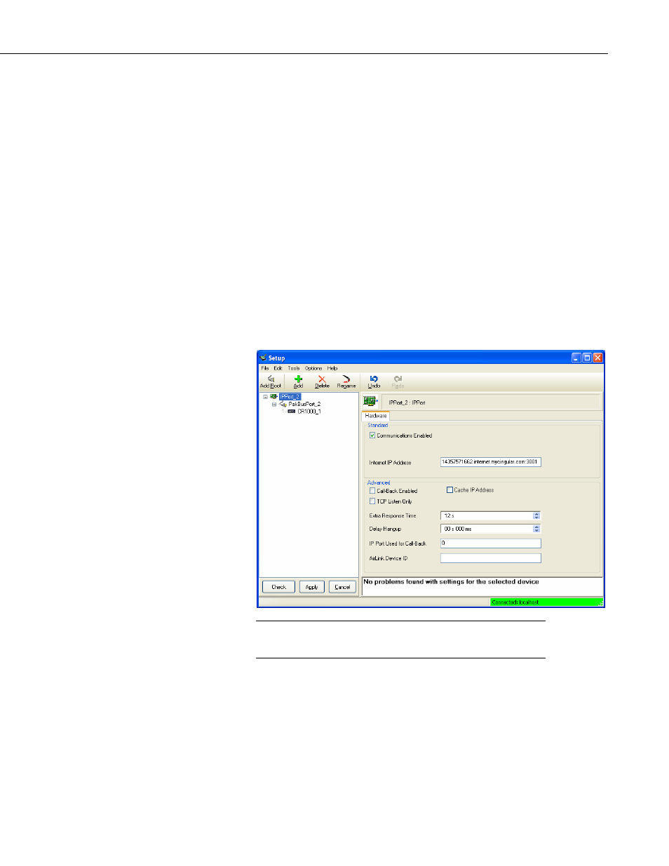 Loggernet/pc400w software setup | Campbell Scientific Raven110 GPRS/EDGE Digital Cellular Modem User Manual | Page 15 / 38