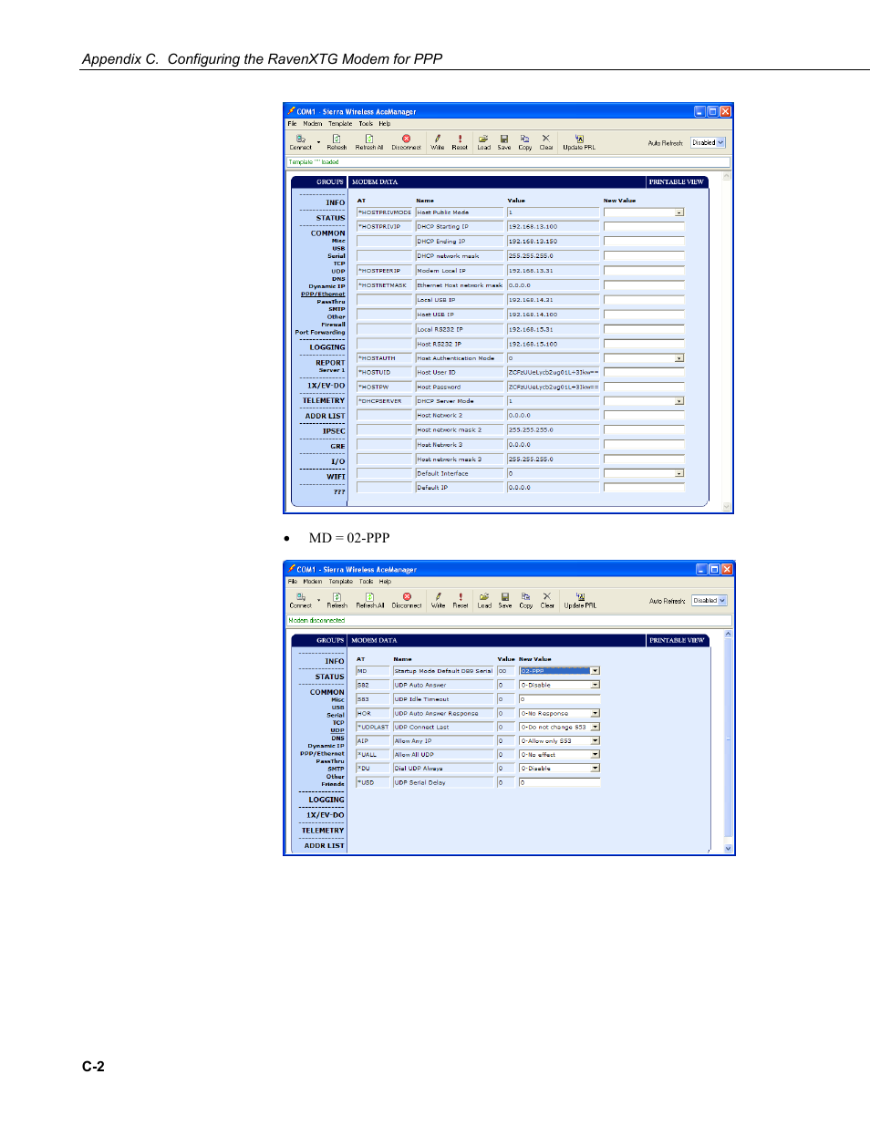 Campbell Scientific RavenXTG Sierra Wireless Cellular Modem User Manual | Page 38 / 54