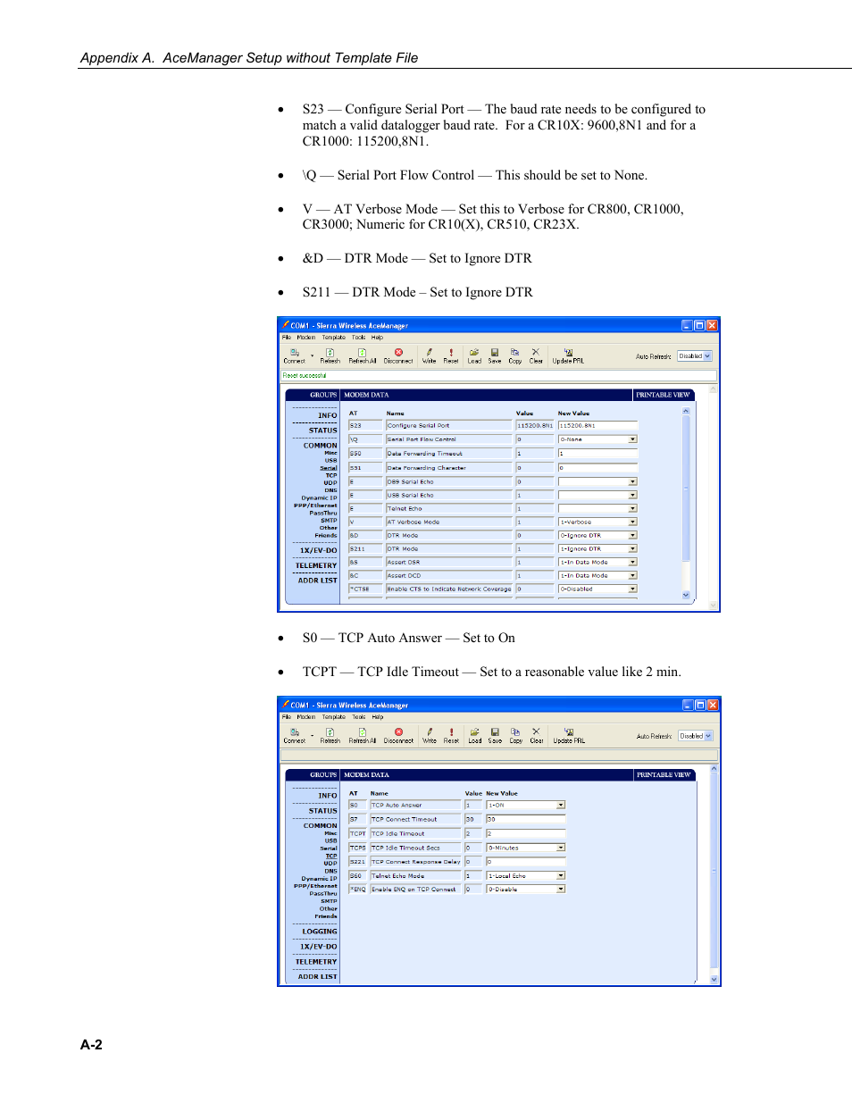 Campbell Scientific RavenXTV CDMA Sierra Wireless Cellular Modem User Manual | Page 30 / 48