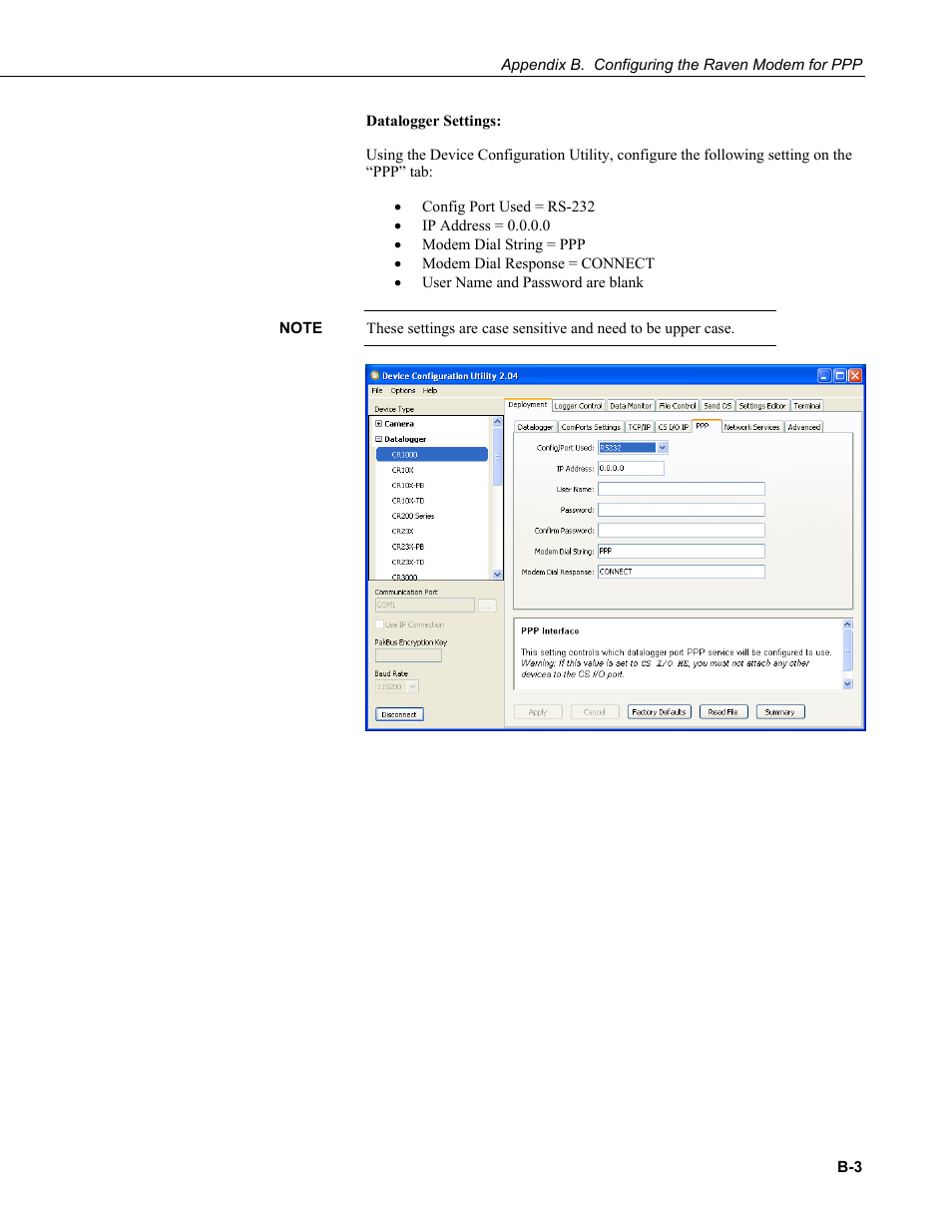 Campbell Scientific RavenXTV CDMA Sierra Wireless Cellular Modem User Manual | Page 33 / 48