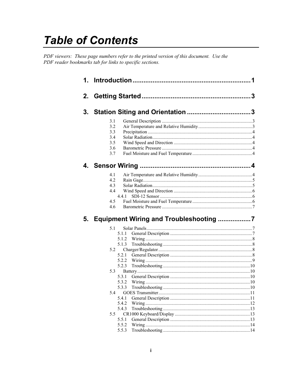 Campbell Scientific RAWS-H Remote Automated Weather Station User Manual | Page 5 / 32