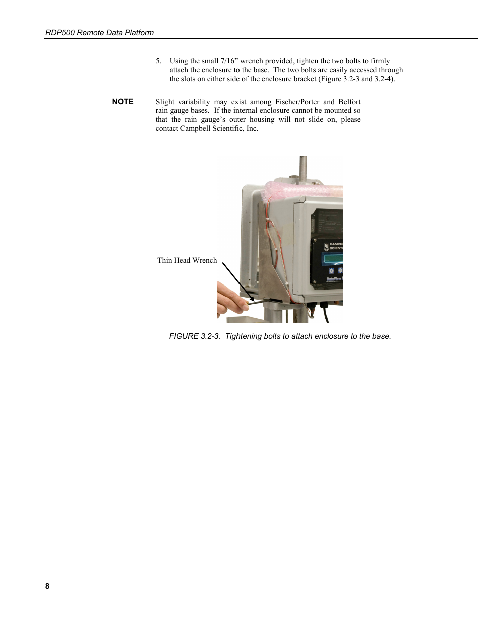 Campbell Scientific RDP500 Remote Data Platform User Manual | Page 12 / 46