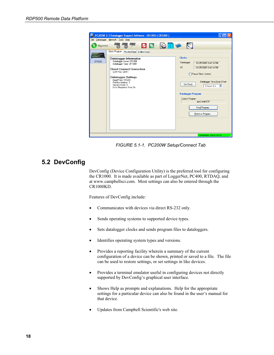 2 devconfig | Campbell Scientific RDP500 Remote Data Platform User Manual | Page 22 / 46