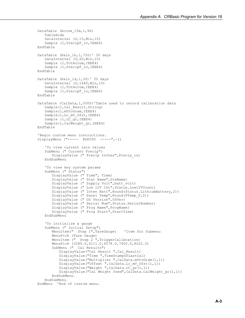 Campbell Scientific RDP500 Remote Data Platform User Manual | Page 31 / 46