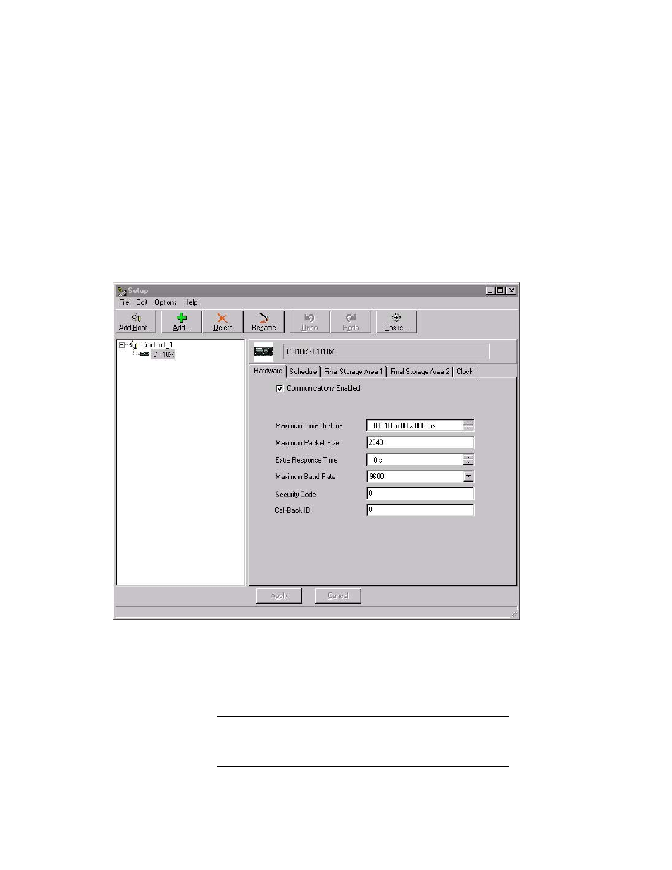 Step 3 – loggernet/pc208w set-up | Campbell Scientific RF400/RF410/RF415 Spread Spectrum Radio/Modem User Manual | Page 14 / 90