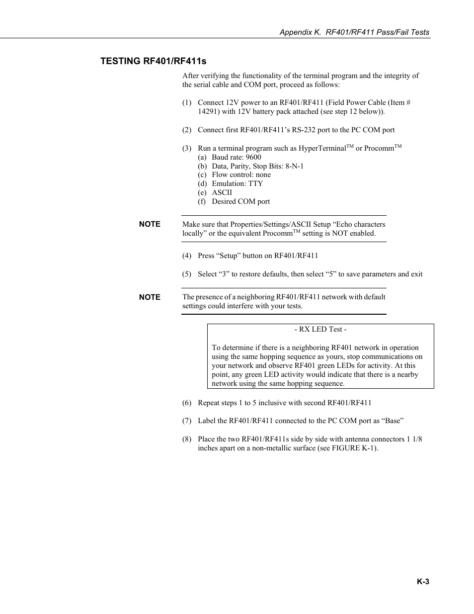 Campbell Scientific RF401-series and RF430-series Spread Spectrum Data Radios/Modems User Manual | Page 105 / 126