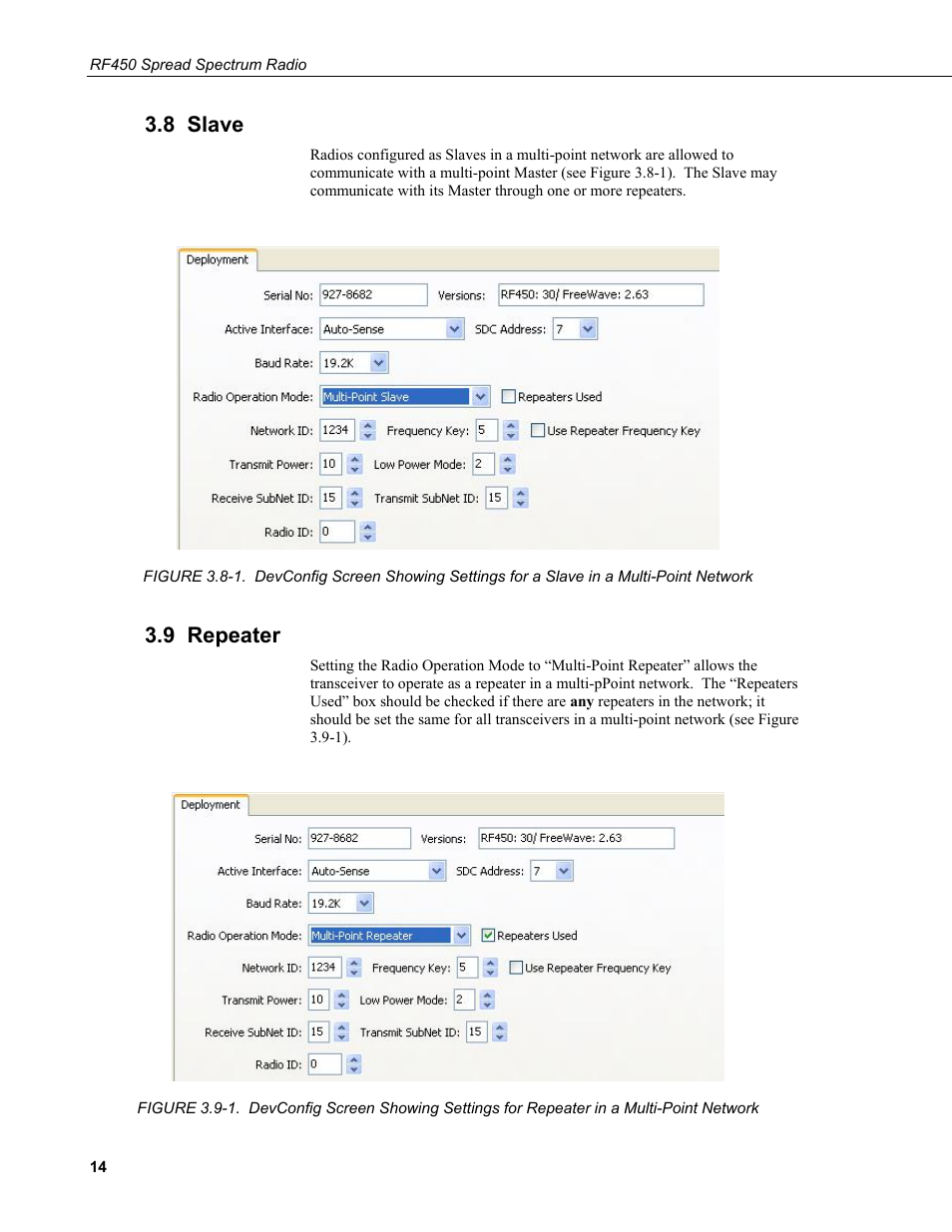 8 slave, 9 repeater | Campbell Scientific RF450 Spread Spectrum Radio User Manual | Page 20 / 42