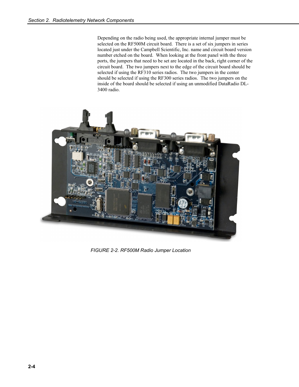 Campbell Scientific RF500M Radio Modem User Manual | Page 10 / 36