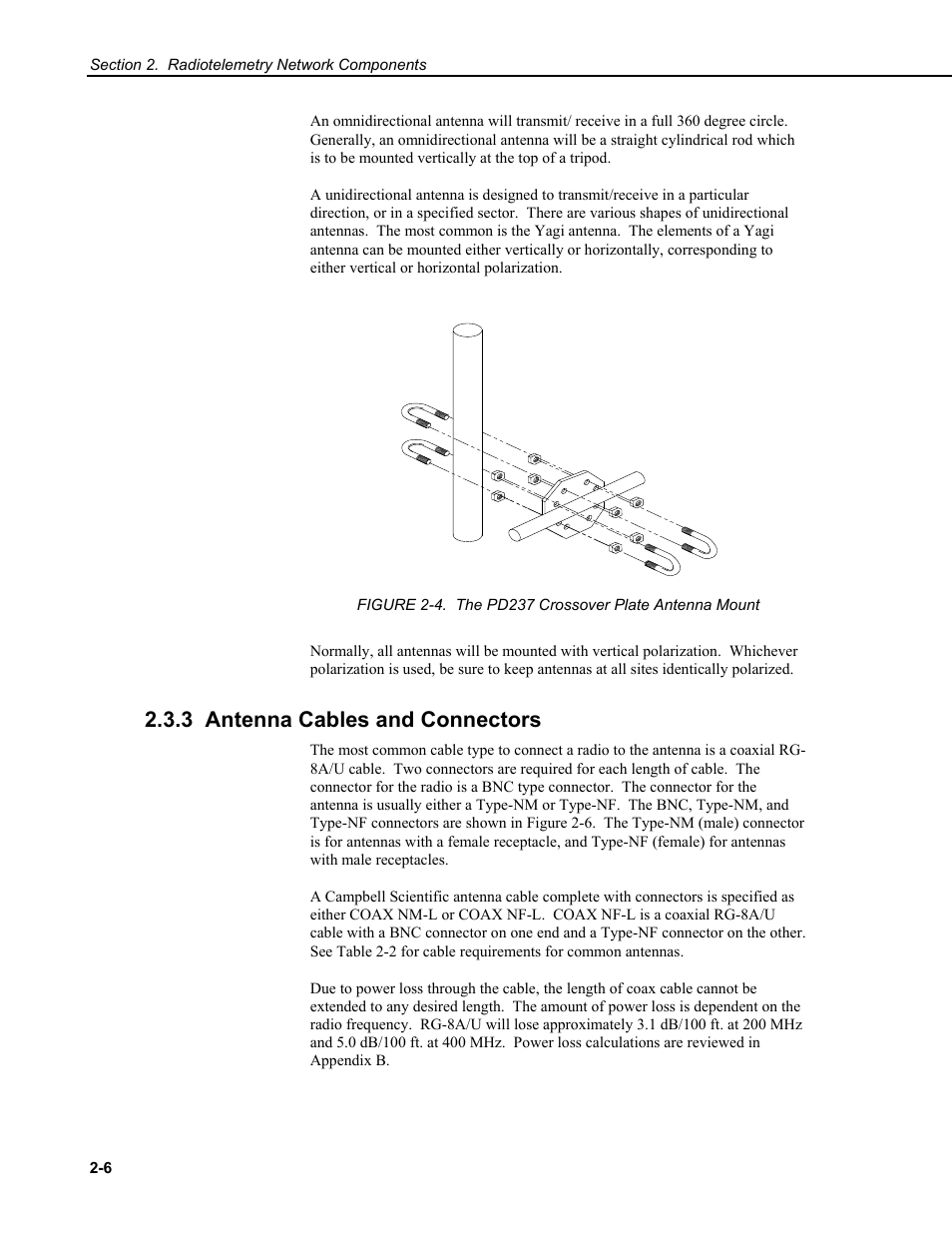 3 antenna cables and connectors | Campbell Scientific RF500M Radio Modem User Manual | Page 12 / 36