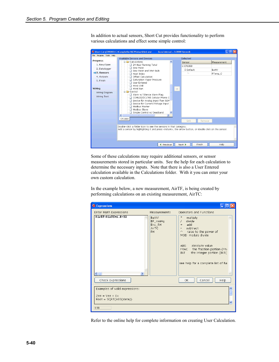 Campbell Scientific RTDAQ Software User Manual | Page 100 / 368