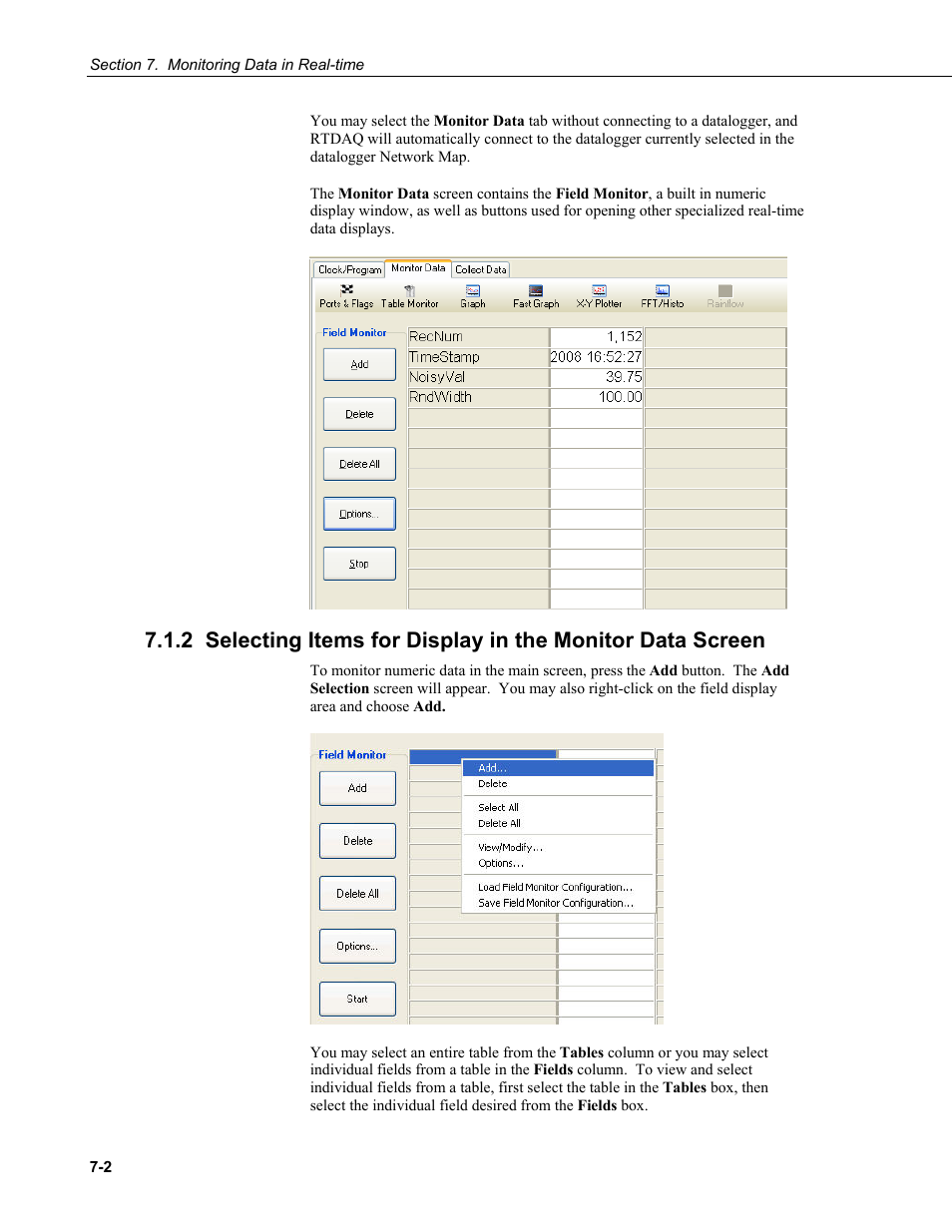 Campbell Scientific RTDAQ Software User Manual | Page 154 / 368