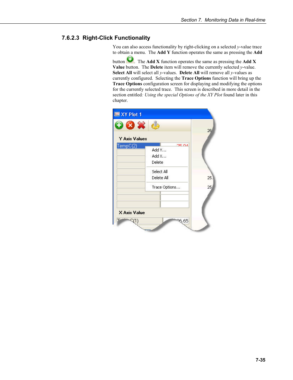 3 right-click functionality | Campbell Scientific RTDAQ Software User Manual | Page 187 / 368