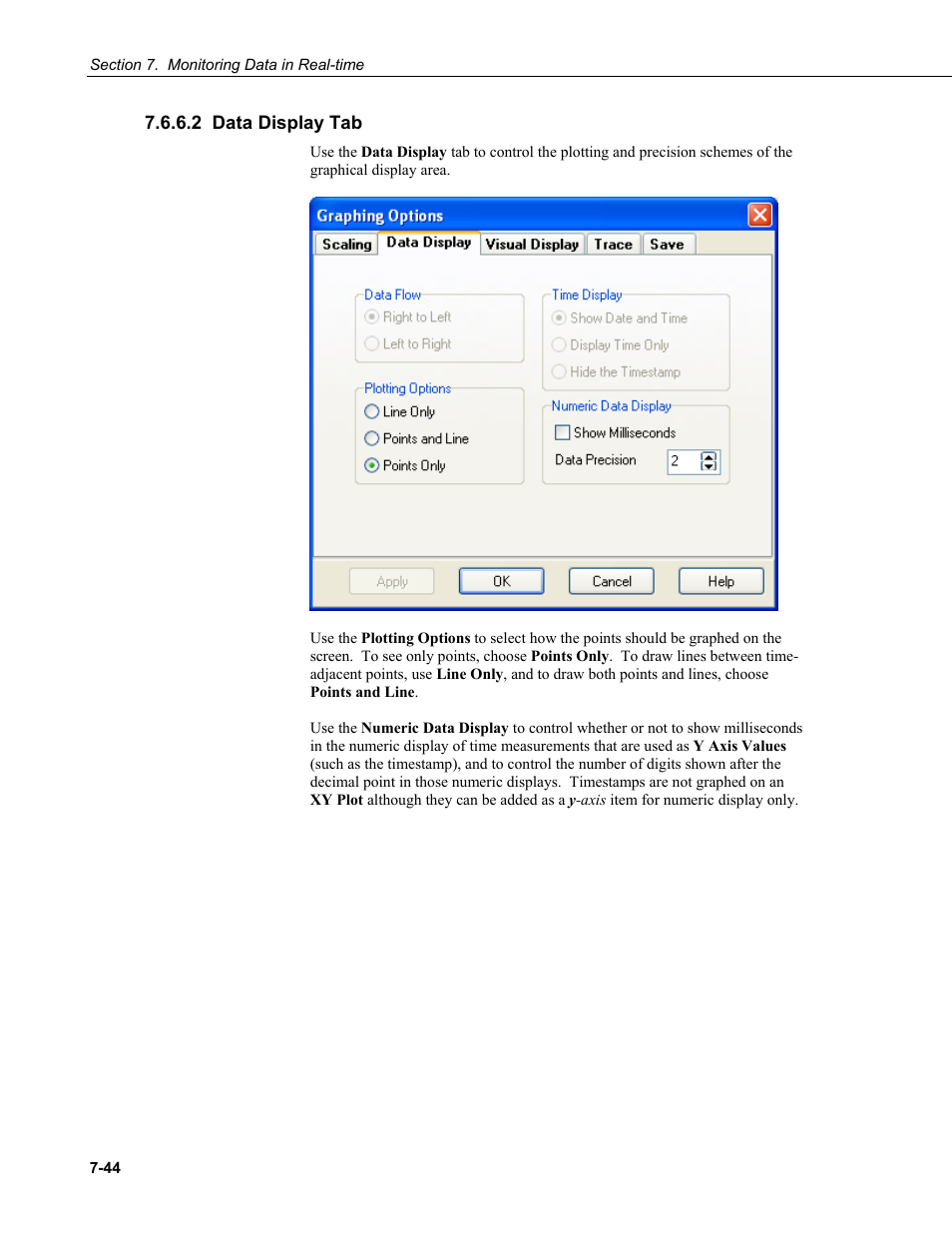 2 data display tab | Campbell Scientific RTDAQ Software User Manual | Page 196 / 368