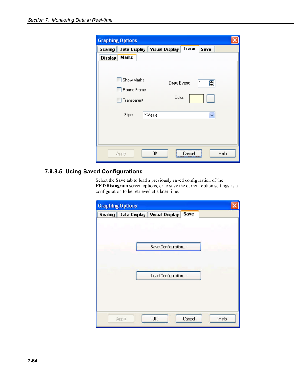5 using saved configurations | Campbell Scientific RTDAQ Software User Manual | Page 216 / 368