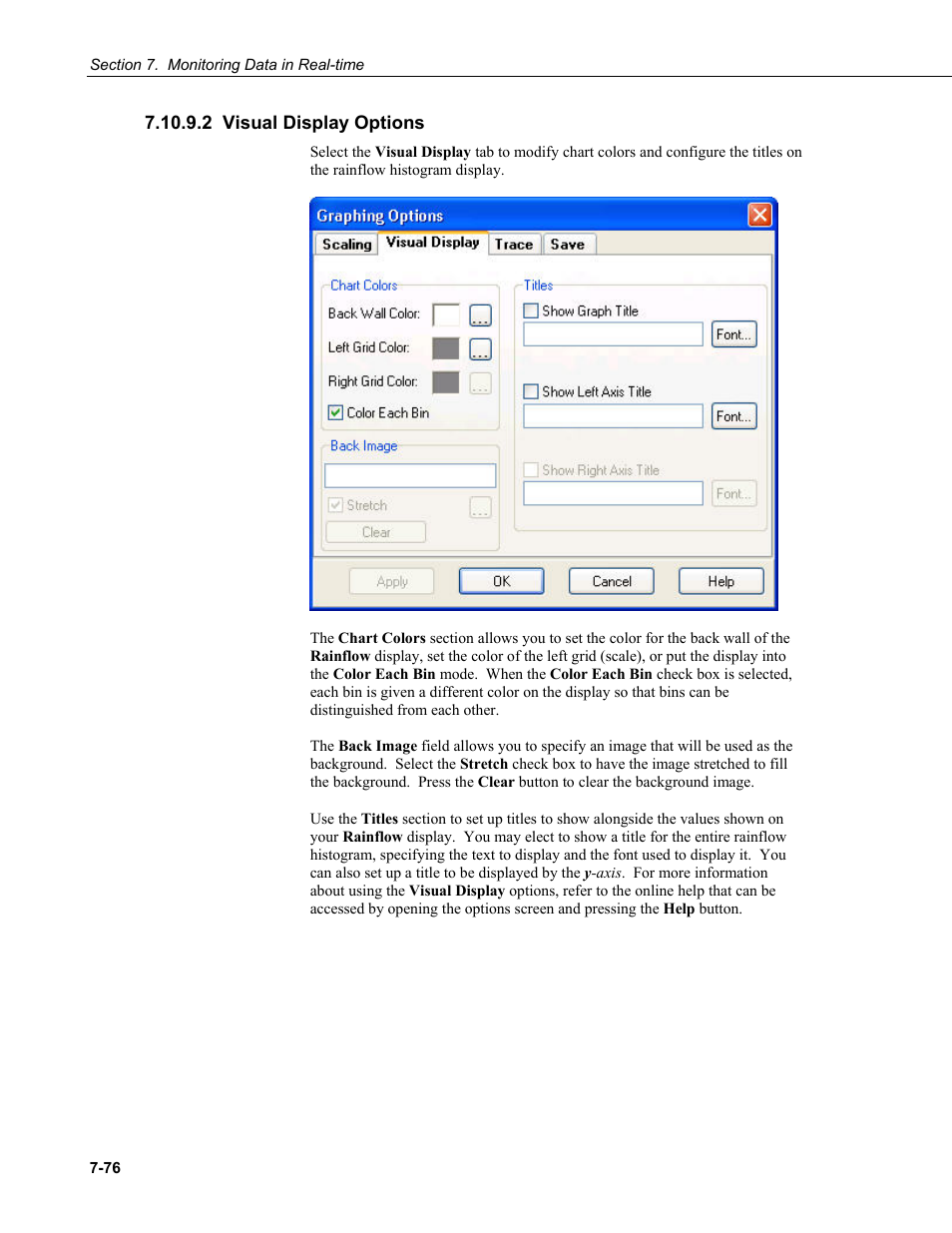 2 visual display options | Campbell Scientific RTDAQ Software User Manual | Page 228 / 368