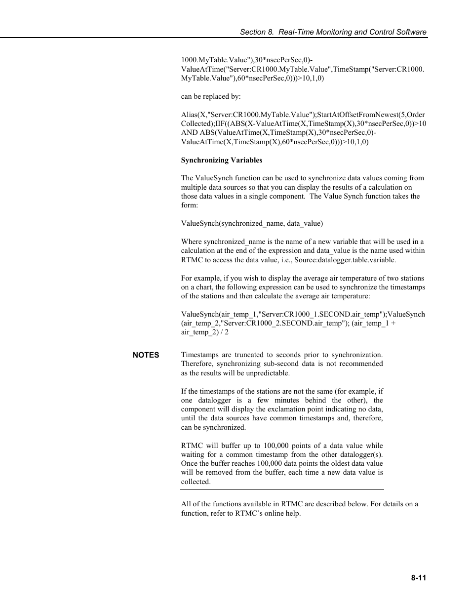 Campbell Scientific RTDAQ Software User Manual | Page 245 / 368