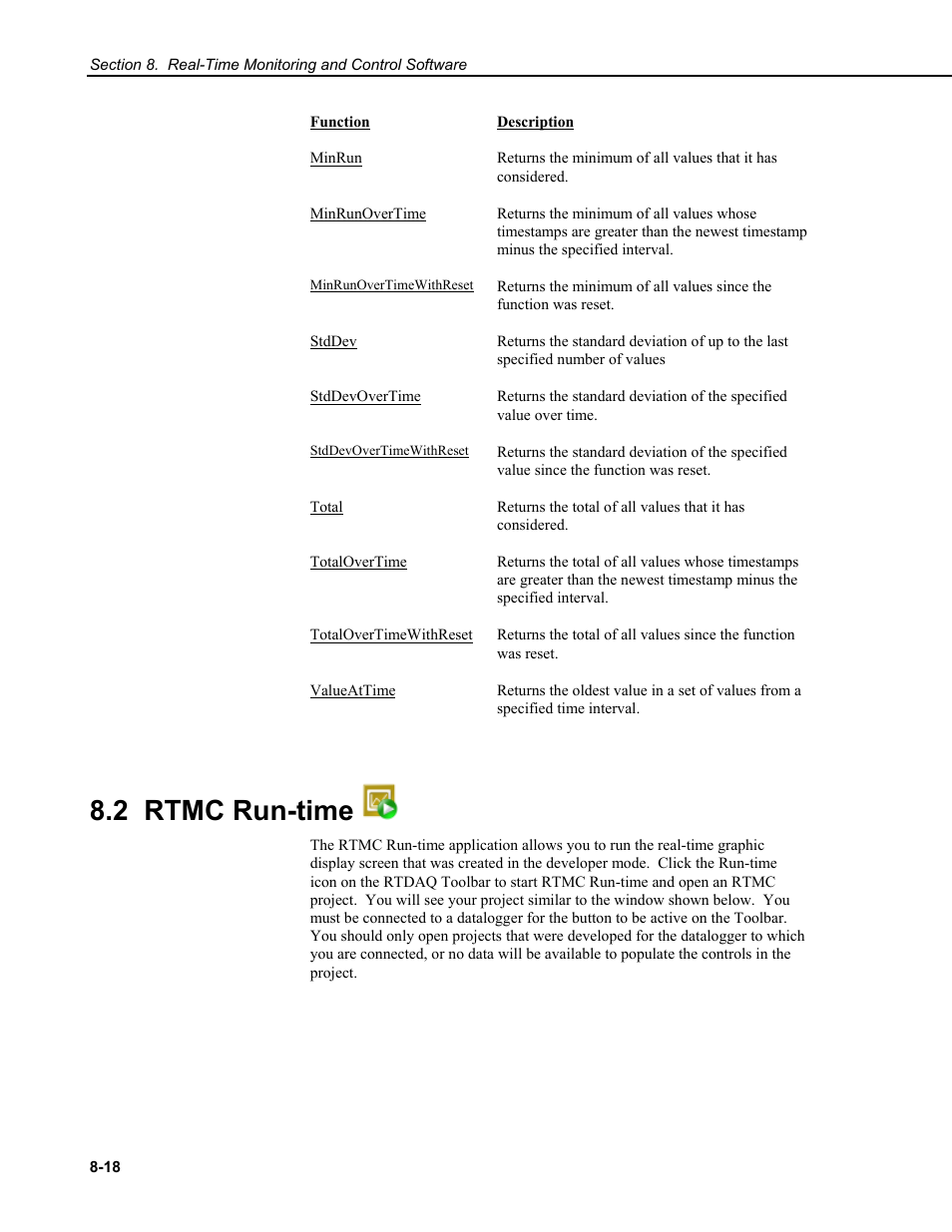 2 rtmc run-time | Campbell Scientific RTDAQ Software User Manual | Page 252 / 368