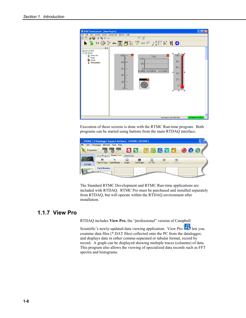 7 view pro | Campbell Scientific RTDAQ Software User Manual | Page 26 / 368