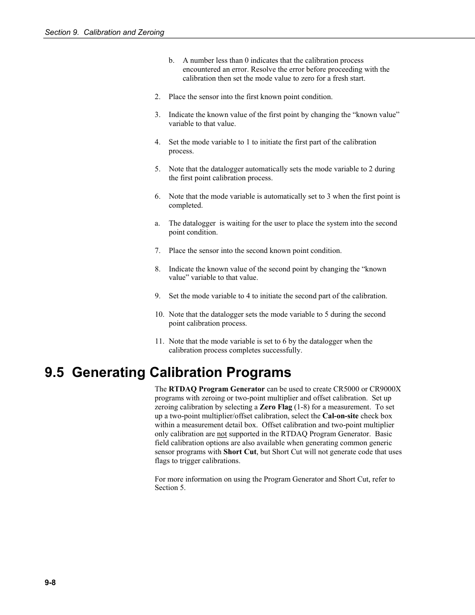 5 generating calibration programs | Campbell Scientific RTDAQ Software User Manual | Page 262 / 368