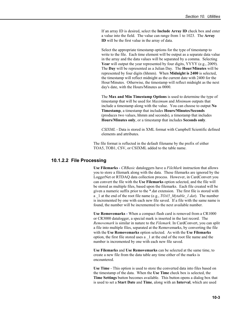 2 file processing | Campbell Scientific RTDAQ Software User Manual | Page 273 / 368