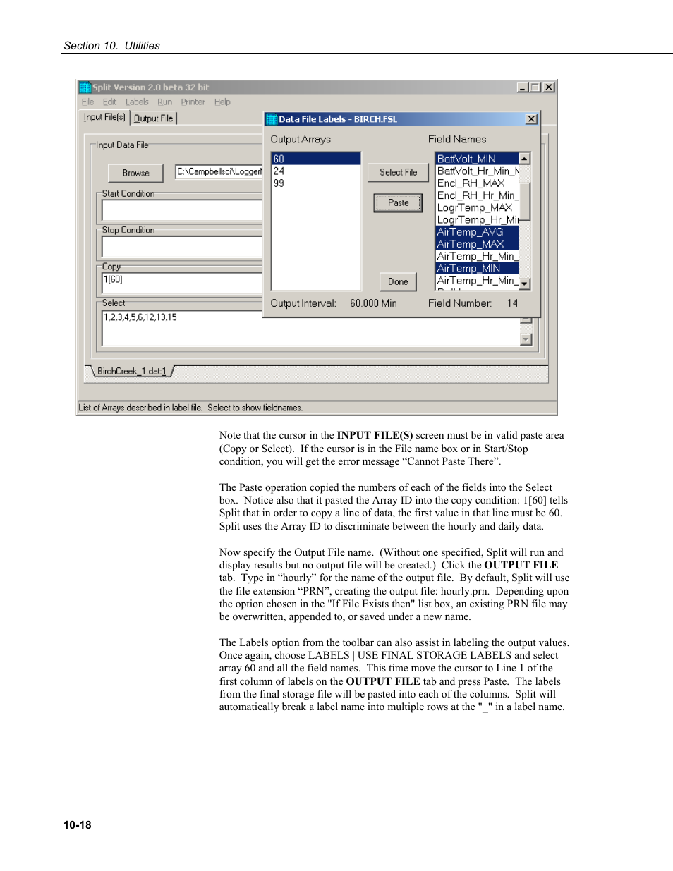 Campbell Scientific RTDAQ Software User Manual | Page 288 / 368