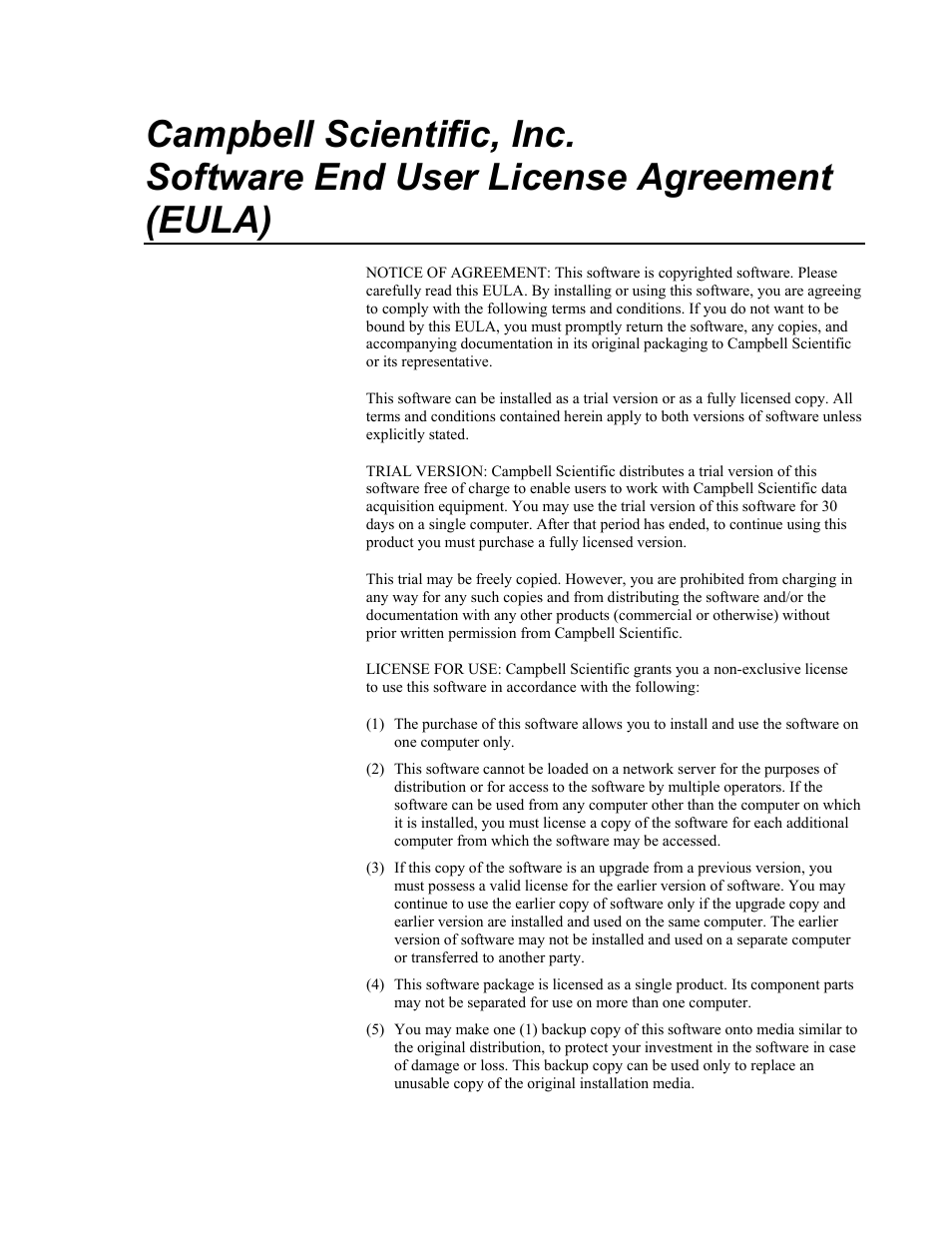 Campbell Scientific RTDAQ Software User Manual | Page 3 / 368