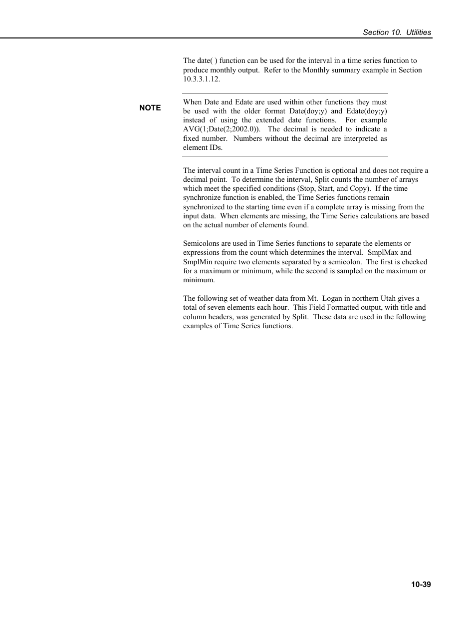 Campbell Scientific RTDAQ Software User Manual | Page 309 / 368