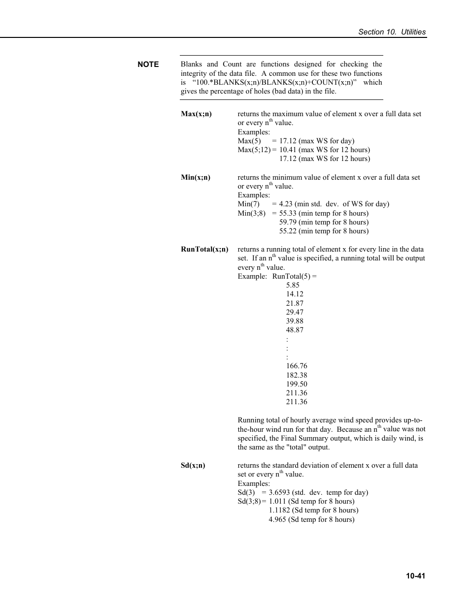 Campbell Scientific RTDAQ Software User Manual | Page 311 / 368