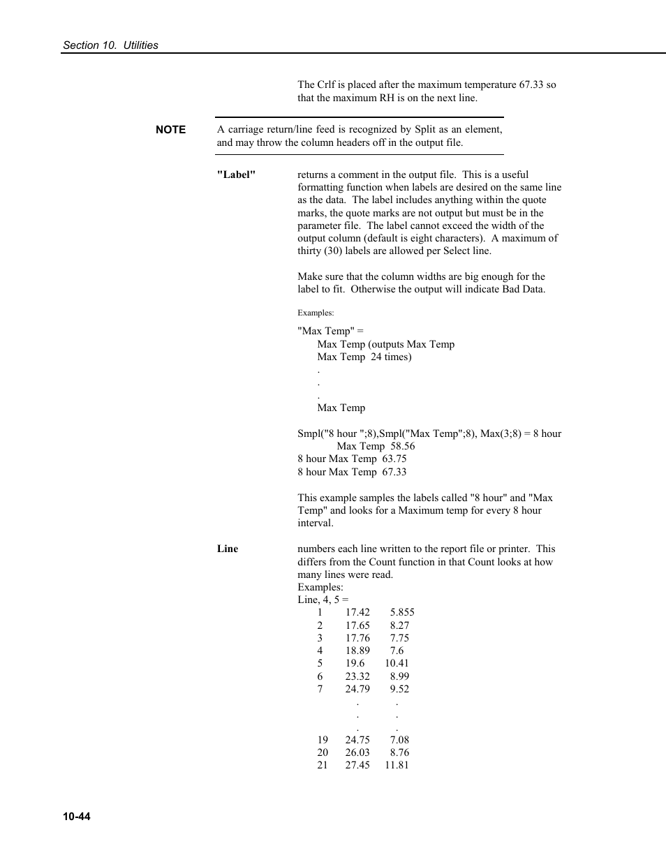 Campbell Scientific RTDAQ Software User Manual | Page 314 / 368