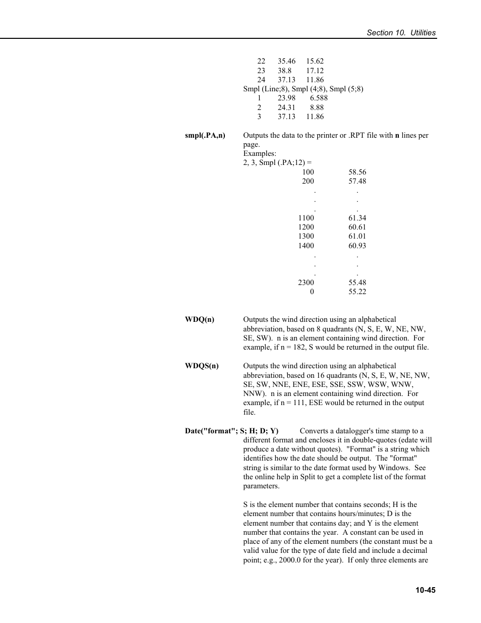 Campbell Scientific RTDAQ Software User Manual | Page 315 / 368