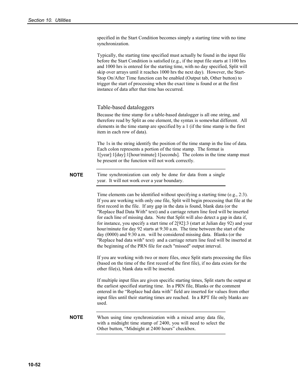 Table-based dataloggers | Campbell Scientific RTDAQ Software User Manual | Page 322 / 368