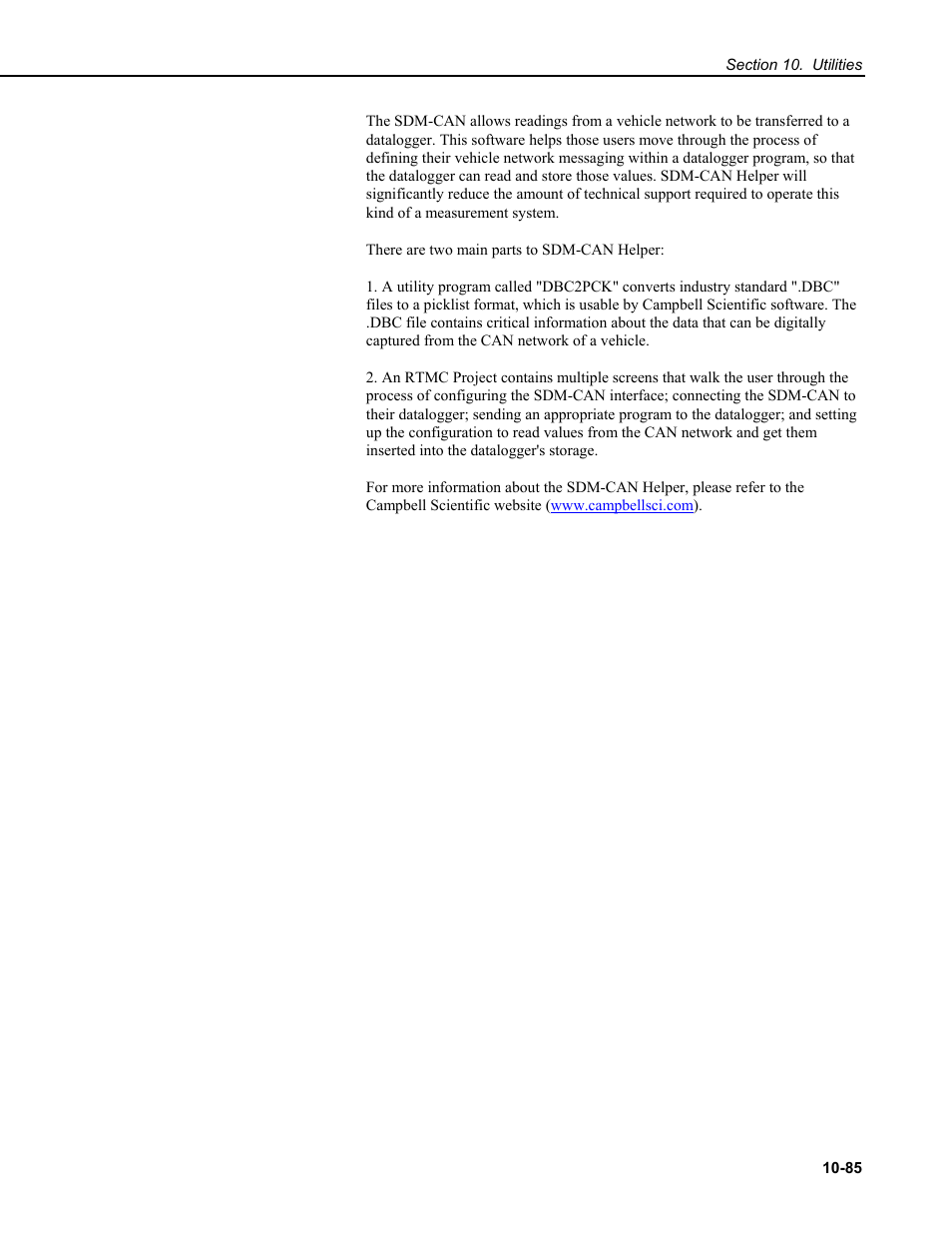 Campbell Scientific RTDAQ Software User Manual | Page 355 / 368