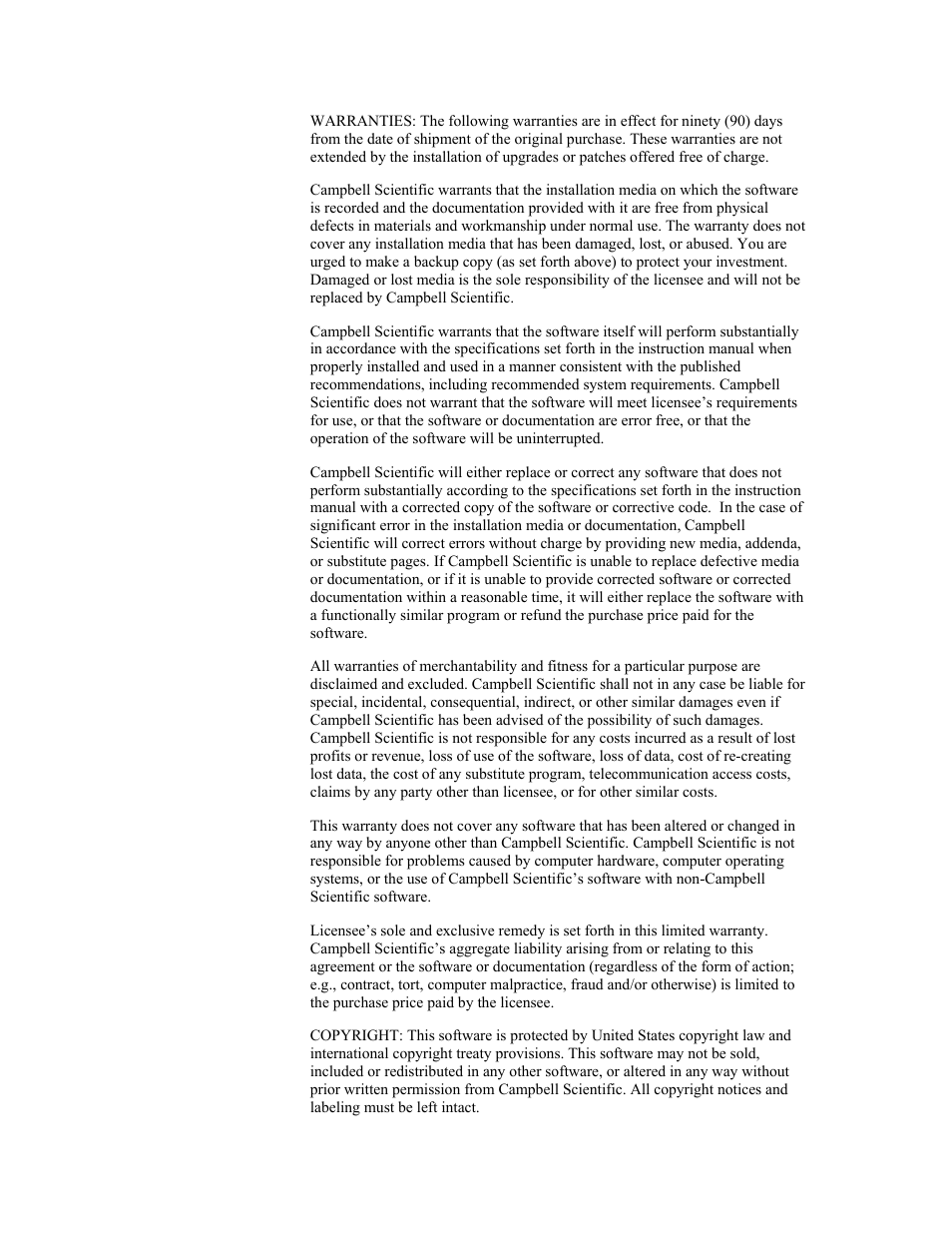 Campbell Scientific RTDAQ Software User Manual | Page 4 / 368